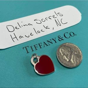 Tiffany & Co Red RTT Heart Charm